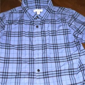 Burberry short sleeve dress shirt